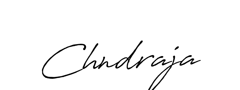 How to make Chndraja signature? Antro_Vectra_Bolder is a professional autograph style. Create handwritten signature for Chndraja name. Chndraja signature style 7 images and pictures png