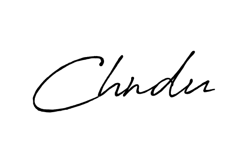 Also we have Chndu name is the best signature style. Create professional handwritten signature collection using Antro_Vectra_Bolder autograph style. Chndu signature style 7 images and pictures png