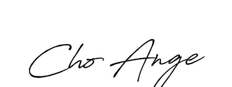 Design your own signature with our free online signature maker. With this signature software, you can create a handwritten (Antro_Vectra_Bolder) signature for name Cho Ange. Cho Ange signature style 7 images and pictures png