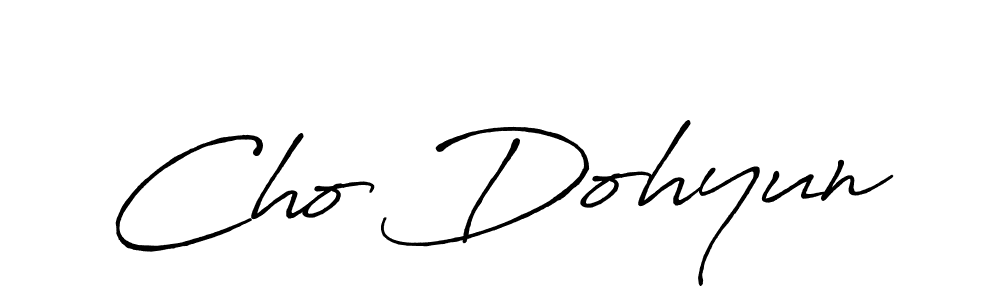 Make a beautiful signature design for name Cho Dohyun. Use this online signature maker to create a handwritten signature for free. Cho Dohyun signature style 7 images and pictures png