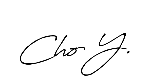 Once you've used our free online signature maker to create your best signature Antro_Vectra_Bolder style, it's time to enjoy all of the benefits that Cho Y. name signing documents. Cho Y. signature style 7 images and pictures png