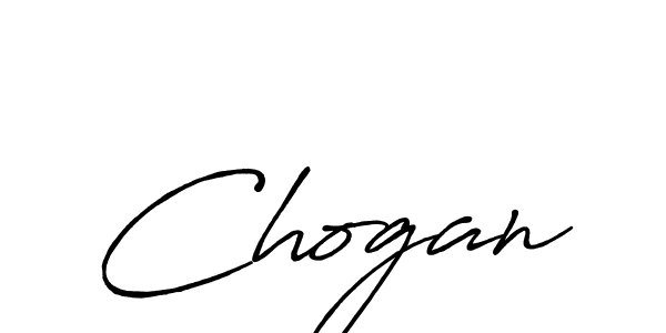 Chogan stylish signature style. Best Handwritten Sign (Antro_Vectra_Bolder) for my name. Handwritten Signature Collection Ideas for my name Chogan. Chogan signature style 7 images and pictures png