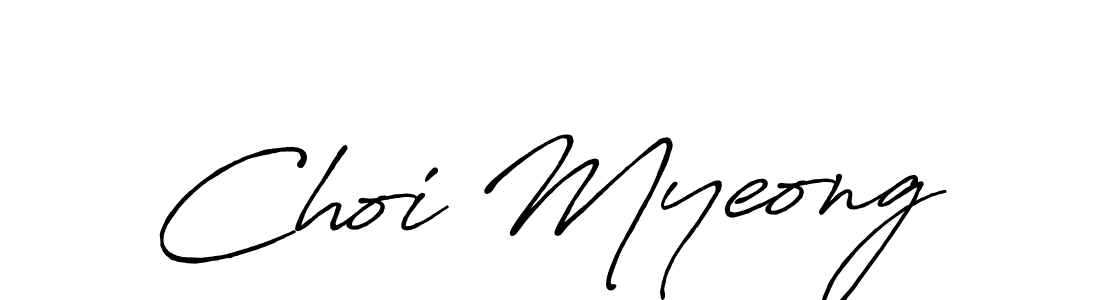 Antro_Vectra_Bolder is a professional signature style that is perfect for those who want to add a touch of class to their signature. It is also a great choice for those who want to make their signature more unique. Get Choi Myeong name to fancy signature for free. Choi Myeong signature style 7 images and pictures png