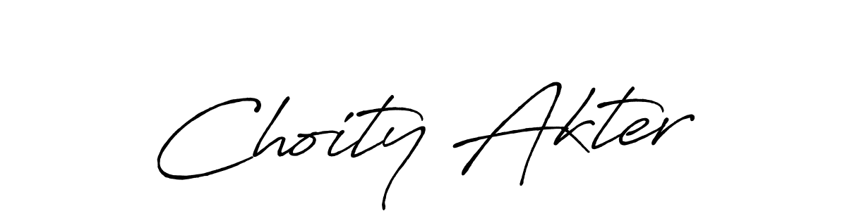 You should practise on your own different ways (Antro_Vectra_Bolder) to write your name (Choity Akter) in signature. don't let someone else do it for you. Choity Akter signature style 7 images and pictures png