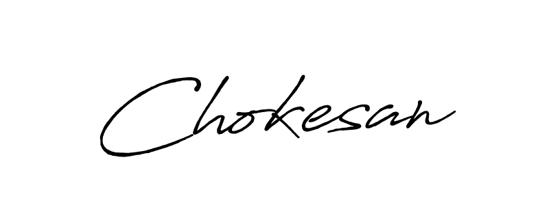 Design your own signature with our free online signature maker. With this signature software, you can create a handwritten (Antro_Vectra_Bolder) signature for name Chokesan. Chokesan signature style 7 images and pictures png