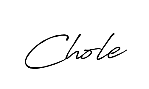 Create a beautiful signature design for name Chole. With this signature (Antro_Vectra_Bolder) fonts, you can make a handwritten signature for free. Chole signature style 7 images and pictures png