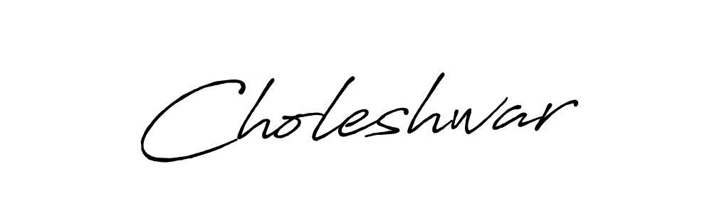 Use a signature maker to create a handwritten signature online. With this signature software, you can design (Antro_Vectra_Bolder) your own signature for name Choleshwar. Choleshwar signature style 7 images and pictures png