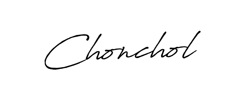 Antro_Vectra_Bolder is a professional signature style that is perfect for those who want to add a touch of class to their signature. It is also a great choice for those who want to make their signature more unique. Get Chonchol name to fancy signature for free. Chonchol signature style 7 images and pictures png