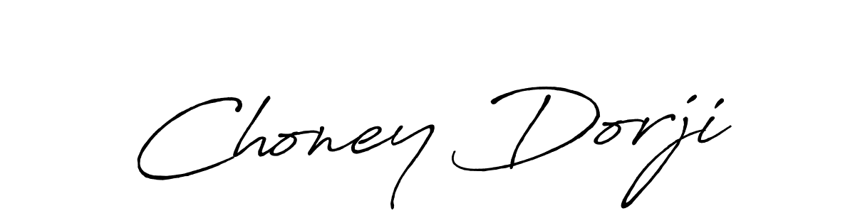 Use a signature maker to create a handwritten signature online. With this signature software, you can design (Antro_Vectra_Bolder) your own signature for name Choney Dorji. Choney Dorji signature style 7 images and pictures png