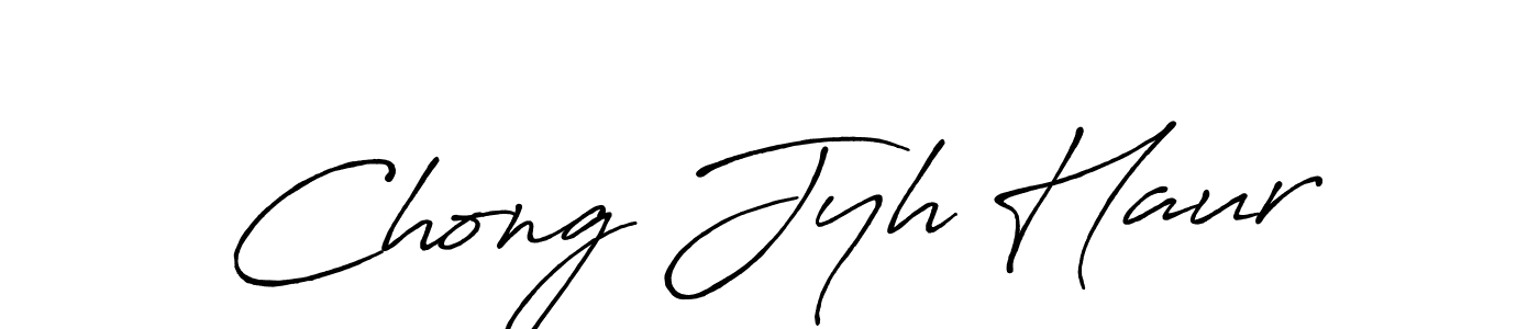 Use a signature maker to create a handwritten signature online. With this signature software, you can design (Antro_Vectra_Bolder) your own signature for name Chong Jyh Haur. Chong Jyh Haur signature style 7 images and pictures png