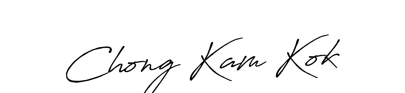 Chong Kam Kok stylish signature style. Best Handwritten Sign (Antro_Vectra_Bolder) for my name. Handwritten Signature Collection Ideas for my name Chong Kam Kok. Chong Kam Kok signature style 7 images and pictures png