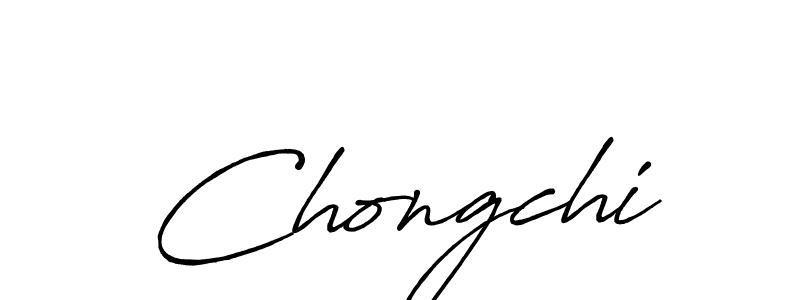 How to make Chongchi name signature. Use Antro_Vectra_Bolder style for creating short signs online. This is the latest handwritten sign. Chongchi signature style 7 images and pictures png