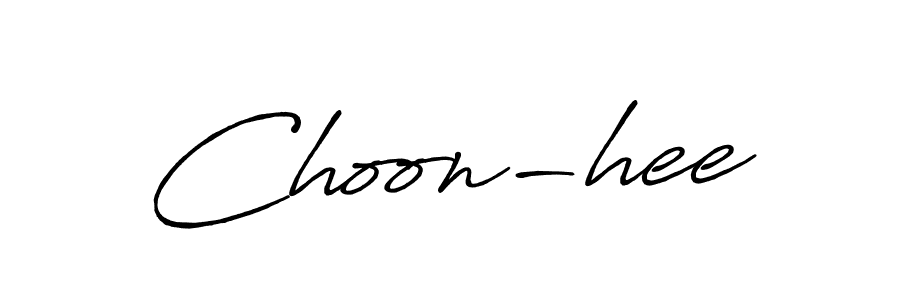 The best way (Antro_Vectra_Bolder) to make a short signature is to pick only two or three words in your name. The name Choon-hee include a total of six letters. For converting this name. Choon-hee signature style 7 images and pictures png