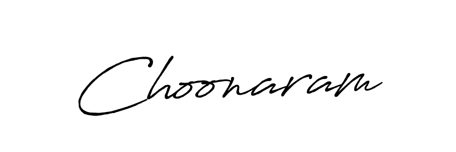 How to make Choonaram signature? Antro_Vectra_Bolder is a professional autograph style. Create handwritten signature for Choonaram name. Choonaram signature style 7 images and pictures png