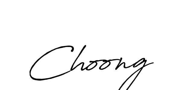 Use a signature maker to create a handwritten signature online. With this signature software, you can design (Antro_Vectra_Bolder) your own signature for name Choong. Choong signature style 7 images and pictures png