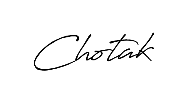 Also we have Chotak name is the best signature style. Create professional handwritten signature collection using Antro_Vectra_Bolder autograph style. Chotak signature style 7 images and pictures png