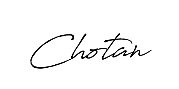 How to make Chotan signature? Antro_Vectra_Bolder is a professional autograph style. Create handwritten signature for Chotan name. Chotan signature style 7 images and pictures png