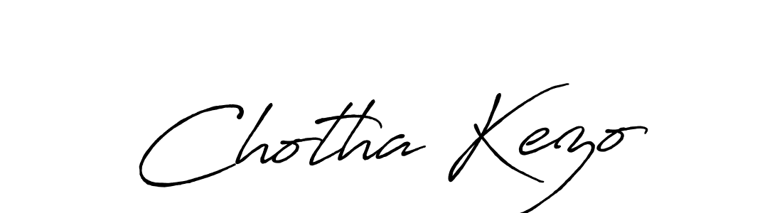 Also we have Chotha Kezo name is the best signature style. Create professional handwritten signature collection using Antro_Vectra_Bolder autograph style. Chotha Kezo signature style 7 images and pictures png