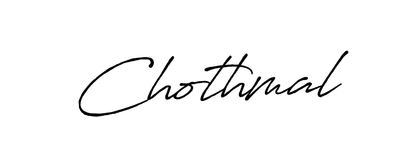Chothmal stylish signature style. Best Handwritten Sign (Antro_Vectra_Bolder) for my name. Handwritten Signature Collection Ideas for my name Chothmal. Chothmal signature style 7 images and pictures png