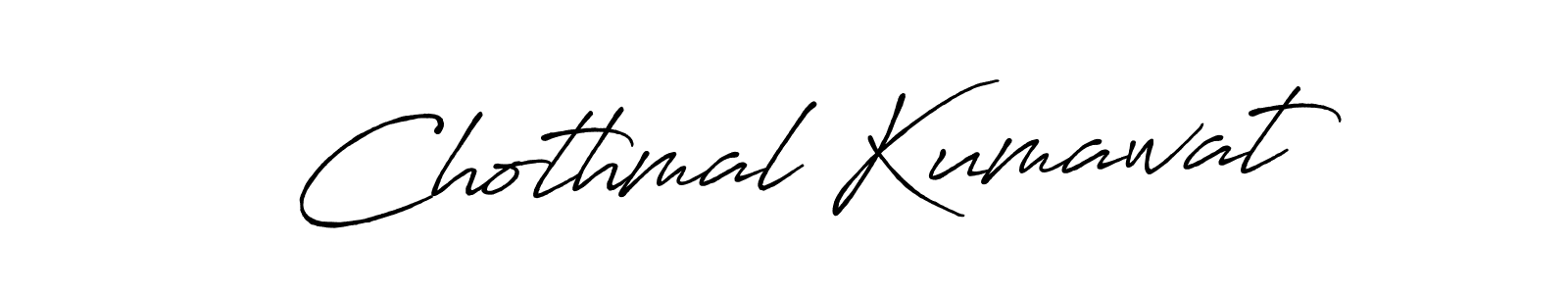 It looks lik you need a new signature style for name Chothmal Kumawat. Design unique handwritten (Antro_Vectra_Bolder) signature with our free signature maker in just a few clicks. Chothmal Kumawat signature style 7 images and pictures png
