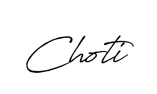 The best way (Antro_Vectra_Bolder) to make a short signature is to pick only two or three words in your name. The name Choti include a total of six letters. For converting this name. Choti signature style 7 images and pictures png