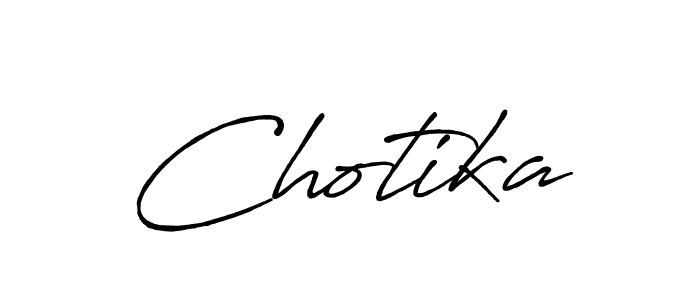 Create a beautiful signature design for name Chotika. With this signature (Antro_Vectra_Bolder) fonts, you can make a handwritten signature for free. Chotika signature style 7 images and pictures png
