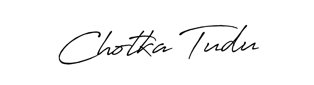 Similarly Antro_Vectra_Bolder is the best handwritten signature design. Signature creator online .You can use it as an online autograph creator for name Chotka Tudu. Chotka Tudu signature style 7 images and pictures png