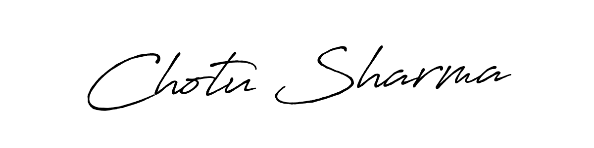 Similarly Antro_Vectra_Bolder is the best handwritten signature design. Signature creator online .You can use it as an online autograph creator for name Chotu Sharma. Chotu Sharma signature style 7 images and pictures png