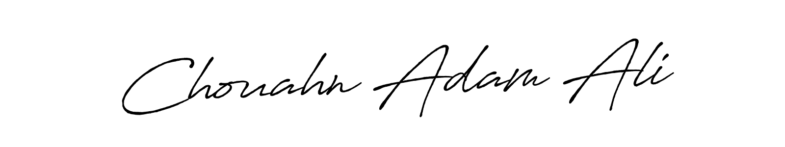 Also You can easily find your signature by using the search form. We will create Chouahn Adam Ali name handwritten signature images for you free of cost using Antro_Vectra_Bolder sign style. Chouahn Adam Ali signature style 7 images and pictures png