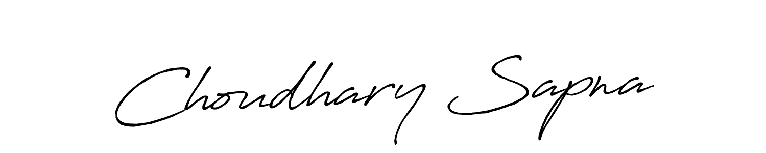 Use a signature maker to create a handwritten signature online. With this signature software, you can design (Antro_Vectra_Bolder) your own signature for name Choudhary Sapna. Choudhary Sapna signature style 7 images and pictures png