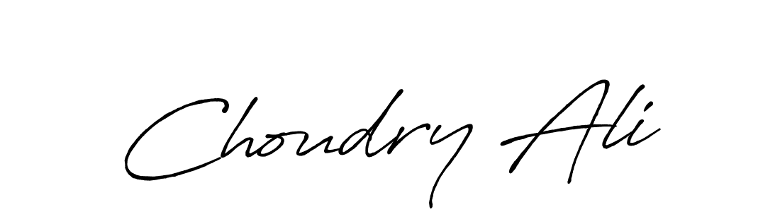 Similarly Antro_Vectra_Bolder is the best handwritten signature design. Signature creator online .You can use it as an online autograph creator for name Choudry Ali. Choudry Ali signature style 7 images and pictures png