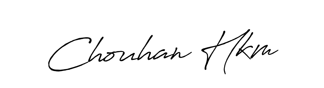Chouhan Hkm stylish signature style. Best Handwritten Sign (Antro_Vectra_Bolder) for my name. Handwritten Signature Collection Ideas for my name Chouhan Hkm. Chouhan Hkm signature style 7 images and pictures png
