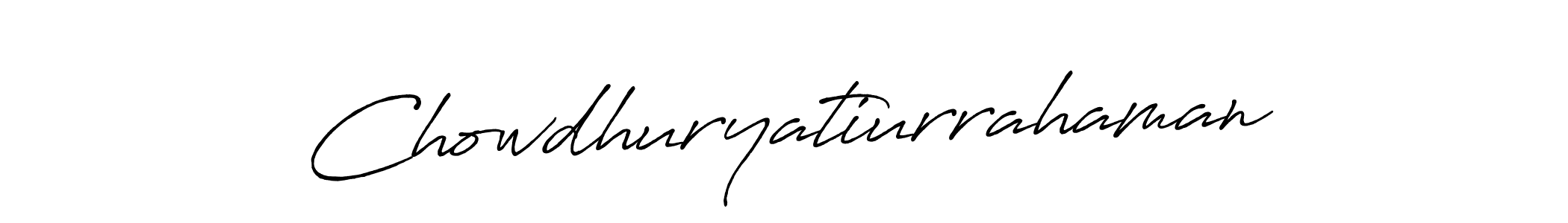 Make a beautiful signature design for name Chowdhuryatiurrahaman. Use this online signature maker to create a handwritten signature for free. Chowdhuryatiurrahaman signature style 7 images and pictures png