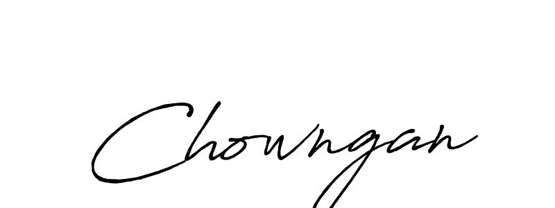 Make a beautiful signature design for name Chowngan. Use this online signature maker to create a handwritten signature for free. Chowngan signature style 7 images and pictures png