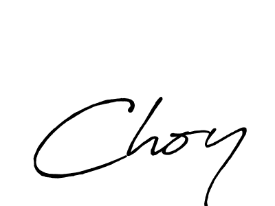 Also we have Choy name is the best signature style. Create professional handwritten signature collection using Antro_Vectra_Bolder autograph style. Choy signature style 7 images and pictures png