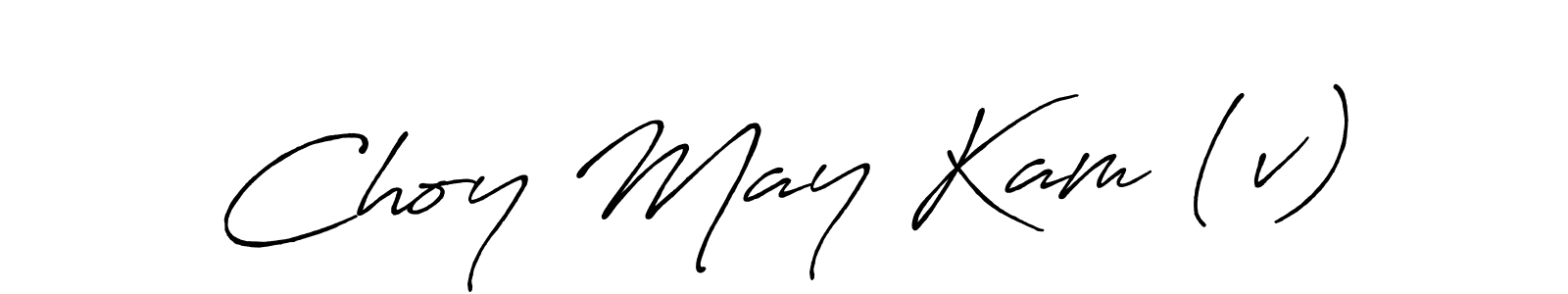 Here are the top 10 professional signature styles for the name Choy May Kam (v). These are the best autograph styles you can use for your name. Choy May Kam (v) signature style 7 images and pictures png