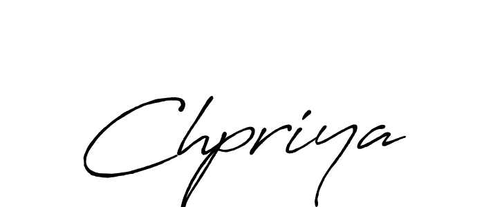 The best way (Antro_Vectra_Bolder) to make a short signature is to pick only two or three words in your name. The name Chpriya include a total of six letters. For converting this name. Chpriya signature style 7 images and pictures png