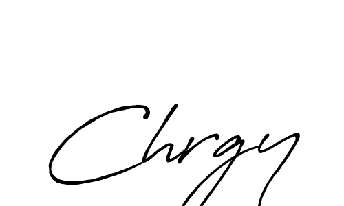 Also we have Chrgy name is the best signature style. Create professional handwritten signature collection using Antro_Vectra_Bolder autograph style. Chrgy signature style 7 images and pictures png