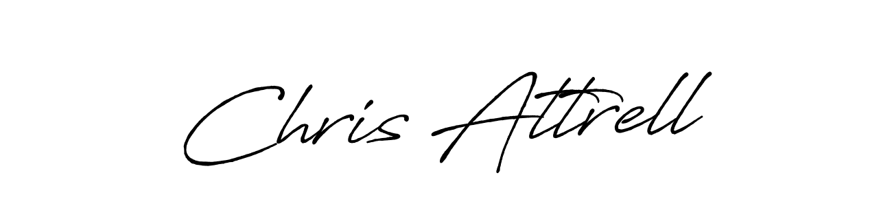 The best way (Antro_Vectra_Bolder) to make a short signature is to pick only two or three words in your name. The name Chris Attrell include a total of six letters. For converting this name. Chris Attrell signature style 7 images and pictures png