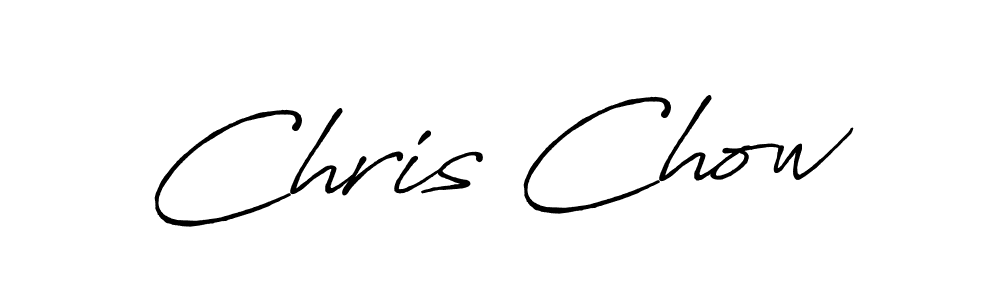 Make a beautiful signature design for name Chris Chow. With this signature (Antro_Vectra_Bolder) style, you can create a handwritten signature for free. Chris Chow signature style 7 images and pictures png