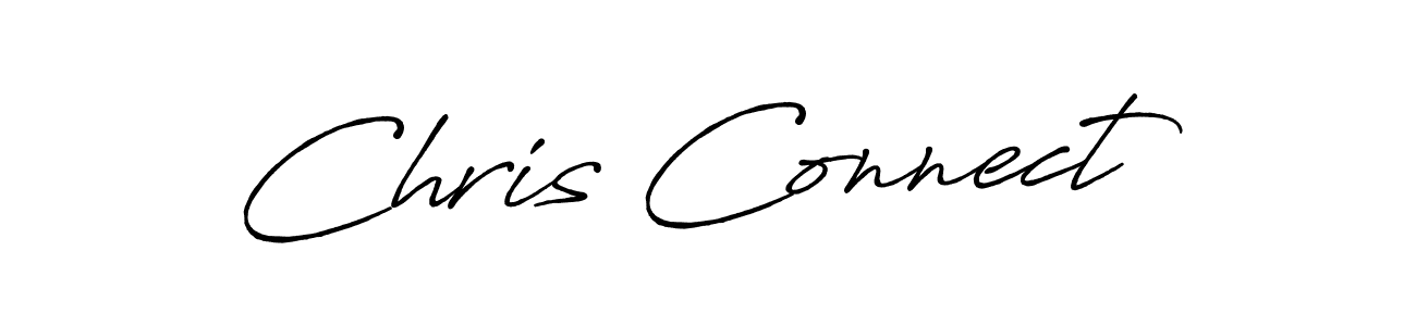 It looks lik you need a new signature style for name Chris Connect. Design unique handwritten (Antro_Vectra_Bolder) signature with our free signature maker in just a few clicks. Chris Connect signature style 7 images and pictures png
