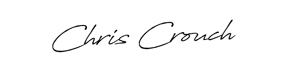 Chris Crouch stylish signature style. Best Handwritten Sign (Antro_Vectra_Bolder) for my name. Handwritten Signature Collection Ideas for my name Chris Crouch. Chris Crouch signature style 7 images and pictures png