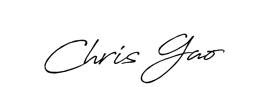 if you are searching for the best signature style for your name Chris Gao. so please give up your signature search. here we have designed multiple signature styles  using Antro_Vectra_Bolder. Chris Gao signature style 7 images and pictures png