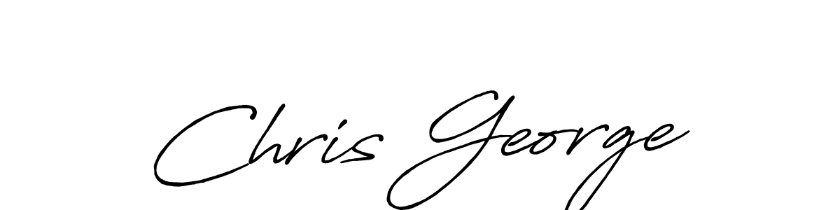 Also You can easily find your signature by using the search form. We will create Chris George name handwritten signature images for you free of cost using Antro_Vectra_Bolder sign style. Chris George signature style 7 images and pictures png