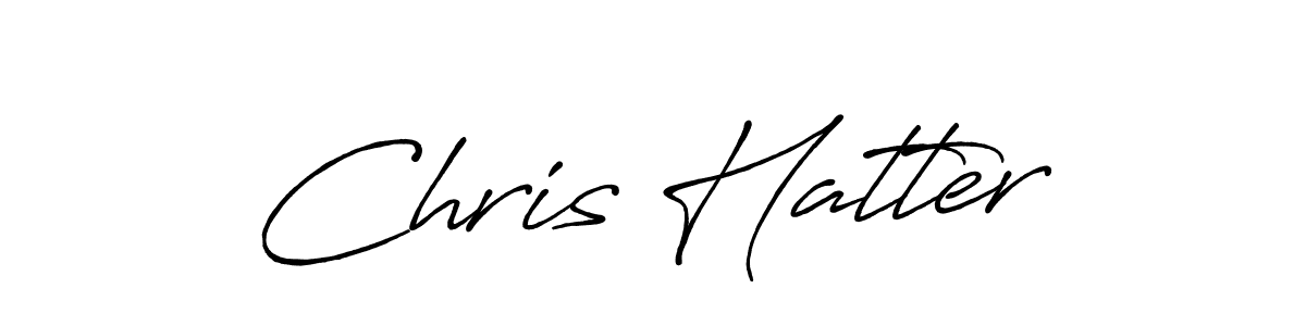 Also You can easily find your signature by using the search form. We will create Chris Hatter name handwritten signature images for you free of cost using Antro_Vectra_Bolder sign style. Chris Hatter signature style 7 images and pictures png