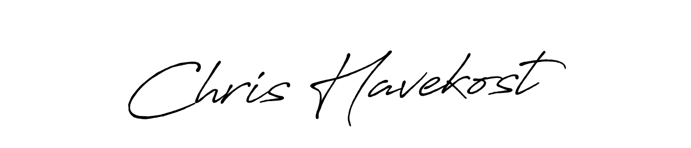 The best way (Antro_Vectra_Bolder) to make a short signature is to pick only two or three words in your name. The name Chris Havekost include a total of six letters. For converting this name. Chris Havekost signature style 7 images and pictures png