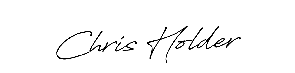 Make a beautiful signature design for name Chris Holder. With this signature (Antro_Vectra_Bolder) style, you can create a handwritten signature for free. Chris Holder signature style 7 images and pictures png