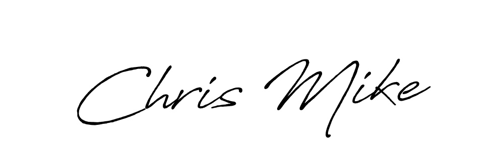 Best and Professional Signature Style for Chris Mike. Antro_Vectra_Bolder Best Signature Style Collection. Chris Mike signature style 7 images and pictures png