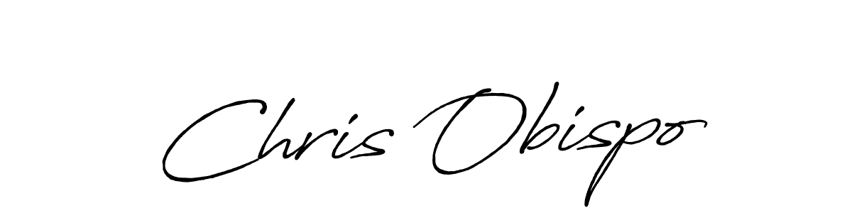 if you are searching for the best signature style for your name Chris Obispo. so please give up your signature search. here we have designed multiple signature styles  using Antro_Vectra_Bolder. Chris Obispo signature style 7 images and pictures png