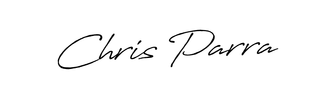 Also You can easily find your signature by using the search form. We will create Chris Parra name handwritten signature images for you free of cost using Antro_Vectra_Bolder sign style. Chris Parra signature style 7 images and pictures png